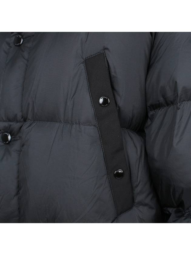 Logo Applique Nylon Puffer Padding Charcoal Grey - BURBERRY - BALAAN 9