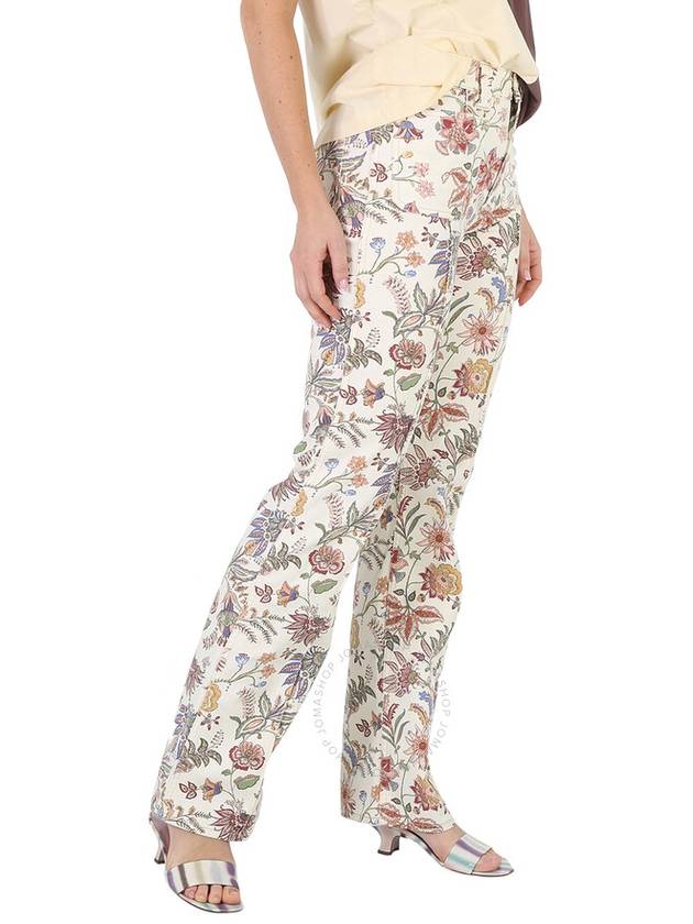 Polo Ralph Lauren Ladies Stretch-Cotton Floral Print Jenn Flare Jean, Waist Size 25R - POLO RALPH LAUREN - BALAAN 3