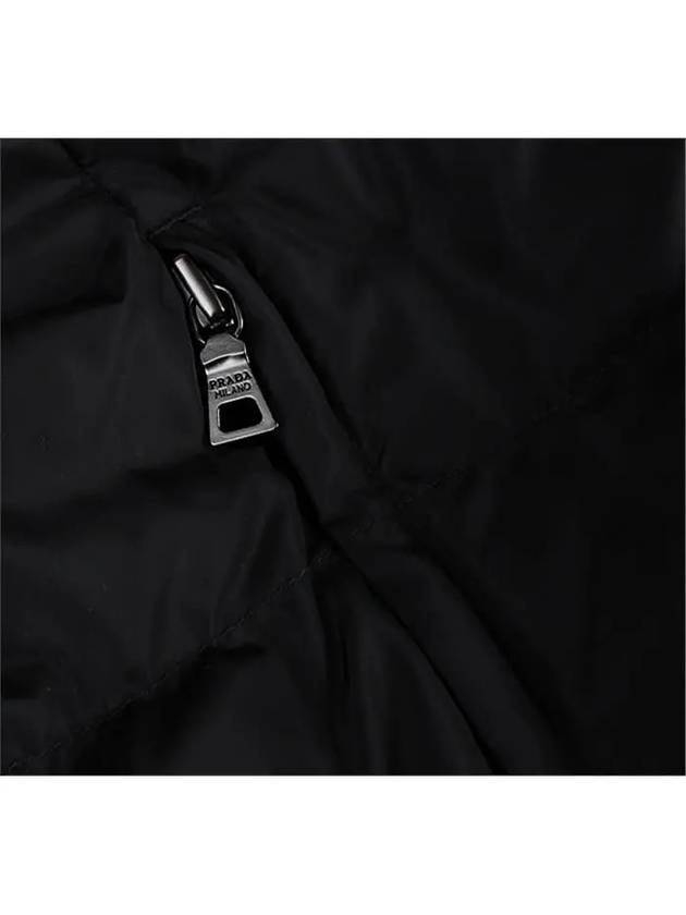 Men's Black Gray DoubleSided Hooded Padding SGH354 Q04 F0002 - PRADA - BALAAN 6