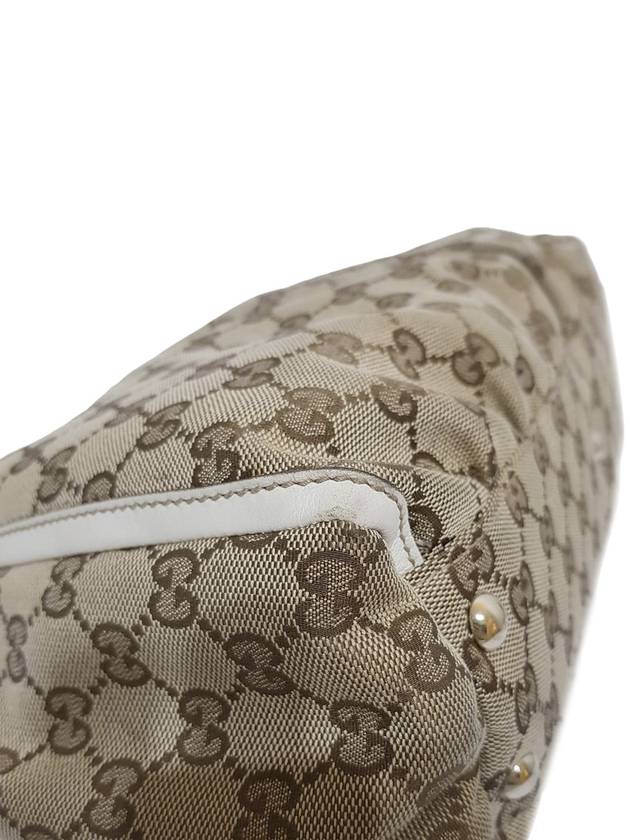 Women s 189831 GG logo jacquard gold metallic D ring decoration shoulder bag - GUCCI - BALAAN 5