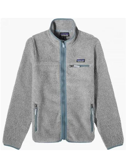 Women's Retro Pile Fleece Zip-up Jacket Salt Grey - PATAGONIA - BALAAN 2