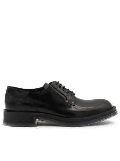 Lace-Up Transparent Sole Leather Oxford Black - ALEXANDER MCQUEEN - BALAAN 2