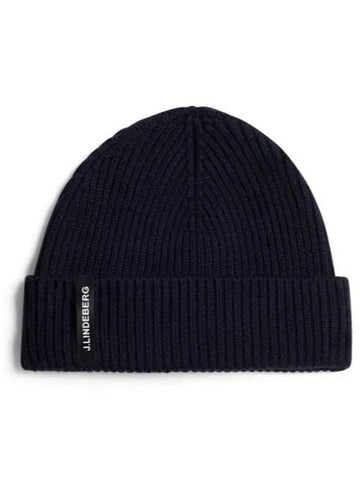 Men's Juan Merino Beanie Navy - J.LINDEBERG - BALAAN 1