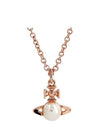 Balbina Pearl Pendant Necklace Pink Gold - VIVIENNE WESTWOOD - BALAAN 3