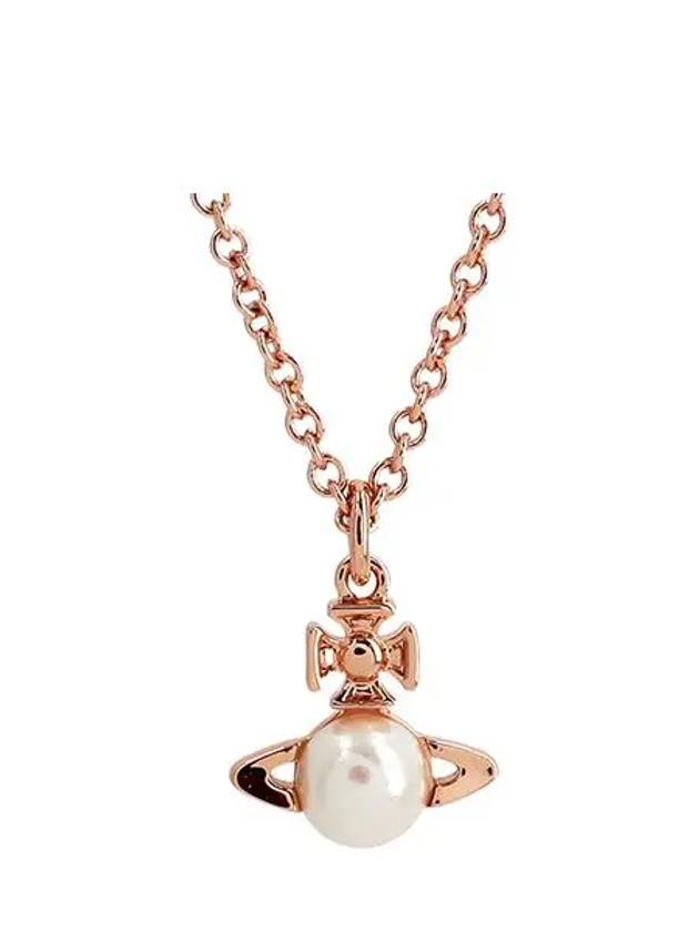 Balbina Pearl Pendant Necklace Pink Gold - VIVIENNE WESTWOOD - BALAAN 6