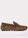 Gomino Bubble Suede Driving Shoes Brown - TOD'S - BALAAN.