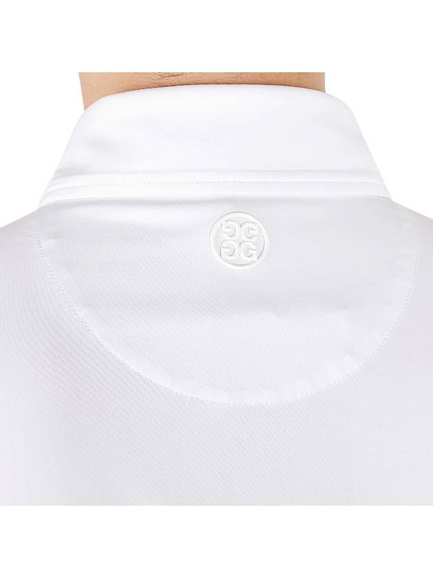 Men's Golf Long Sleeve Polo Shirt Snow - G/FORE - BALAAN 9