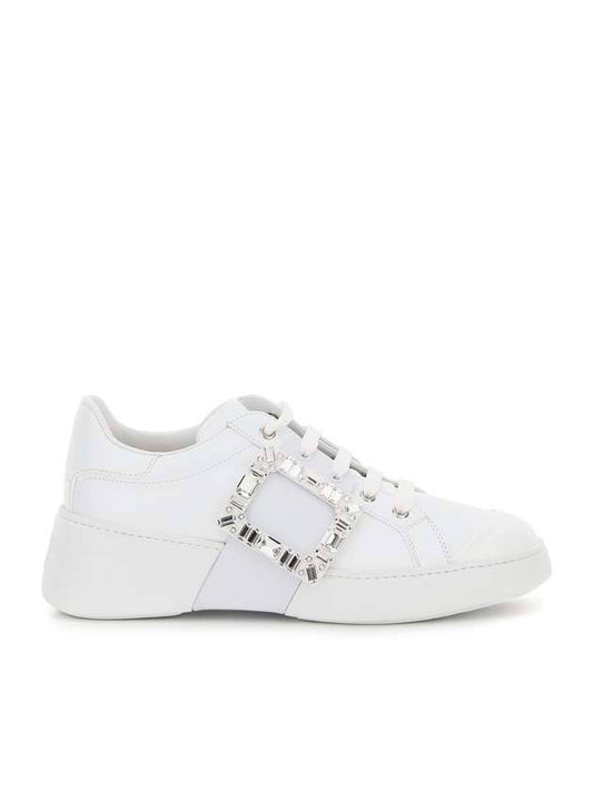 Viv SKHAITE Strath Buckle Low Top Sneakers White - ROGER VIVIER - BALAAN 1