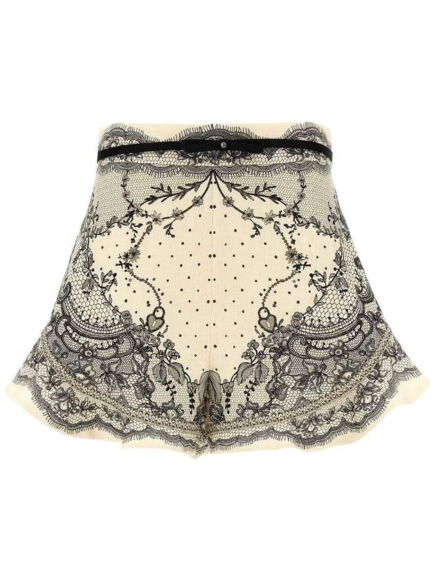 Zimmermann 'Crush Flat Front Frill' Shorts - ZIMMERMANN - BALAAN 1