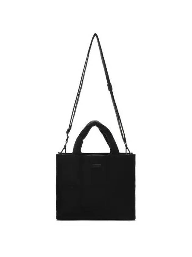 Silky Middle Tote Bag Black S24WWTTB54 - SNOW PEAK - BALAAN 1