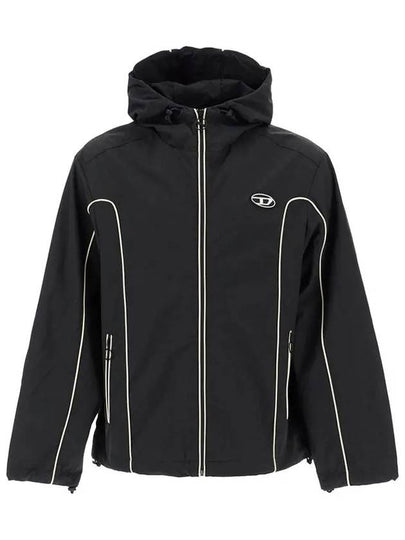 J Hives Contrast Piping Windbreaker Black - DIESEL - BALAAN 2