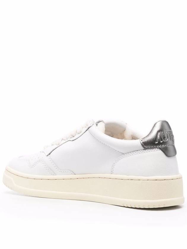 Medalist Silver Tab Low Top Sneakers White - AUTRY - BALAAN 3