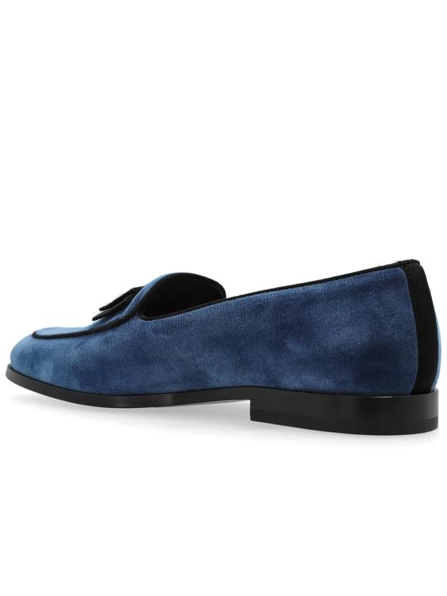 Dolce & Gabbana Shoes With Logo, Men's, Blue - DOLCE&GABBANA - BALAAN 5