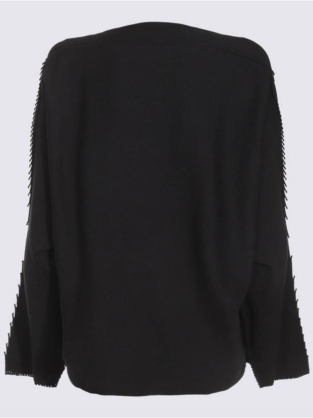 Issey Miyake Black Cotton Top - ISSEY MIYAKE - BALAAN 2