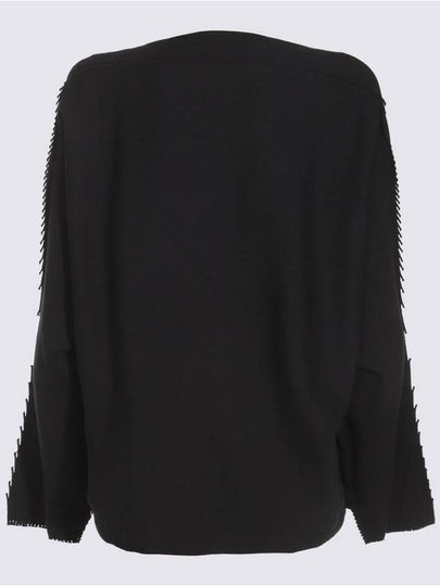 Issey Miyake Black Cotton Top - ISSEY MIYAKE - BALAAN 2