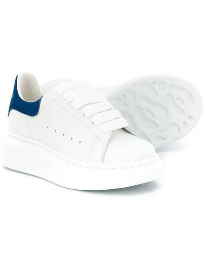 Kids Blue Tab Sneakers White - ALEXANDER MCQUEEN - BALAAN 2