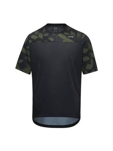 GOREWEAR Trail Daily Jersey Shirt Black Utility Green Men s - GOGORR - BALAAN 1