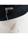 VLTN Logo Bucket Hat Black - VALENTINO - BALAAN 4