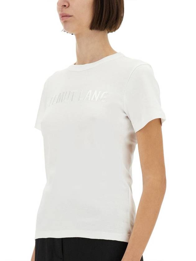 Crew Neck Short Sleeve T-Shirt White - HELMUT LANG - BALAAN 4