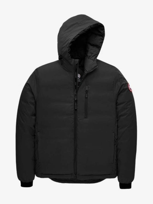 Canada Goose Lodge Down Hoodie Matte Finish Black 5078M - CANADA GOOSE - BALAAN 1