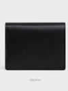 Triomphe Business Shiny Calfskin Card Wallet Black - CELINE - BALAAN 6