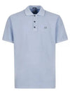 1020 Jersey Logo Polo Shirt Purple - CP COMPANY - BALAAN 1