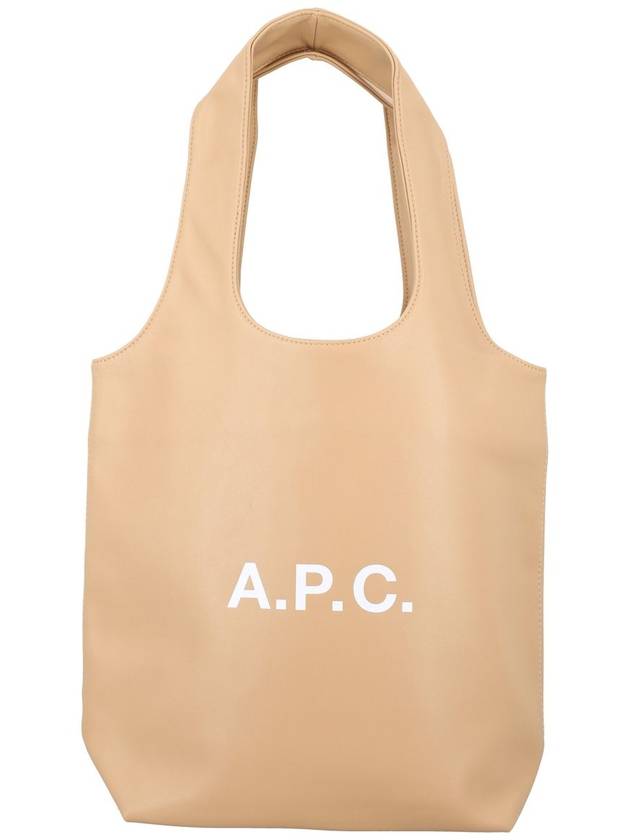 Ninon Small Recycled Leather Tote Bag Beige - A.P.C. - BALAAN 2