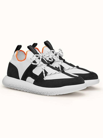 size 405 dual sneakers white mesh black - HERMES - BALAAN 1