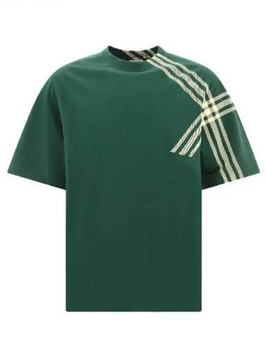 Check detail over t shirt 270599 - BURBERRY - BALAAN 1