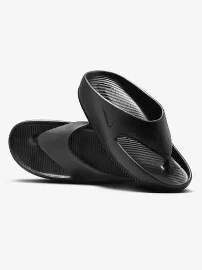 Nike Calm Swoosh Flip Flop Black - NIKE - BALAAN 2