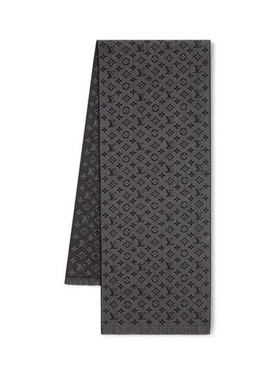 Monogram Classic Scarf Charcoal Grey - LOUIS VUITTON - BALAAN 2