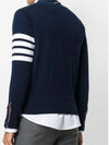 Men's Diagonal Classic Cashmere Cardigan Navy - THOM BROWNE - BALAAN 4