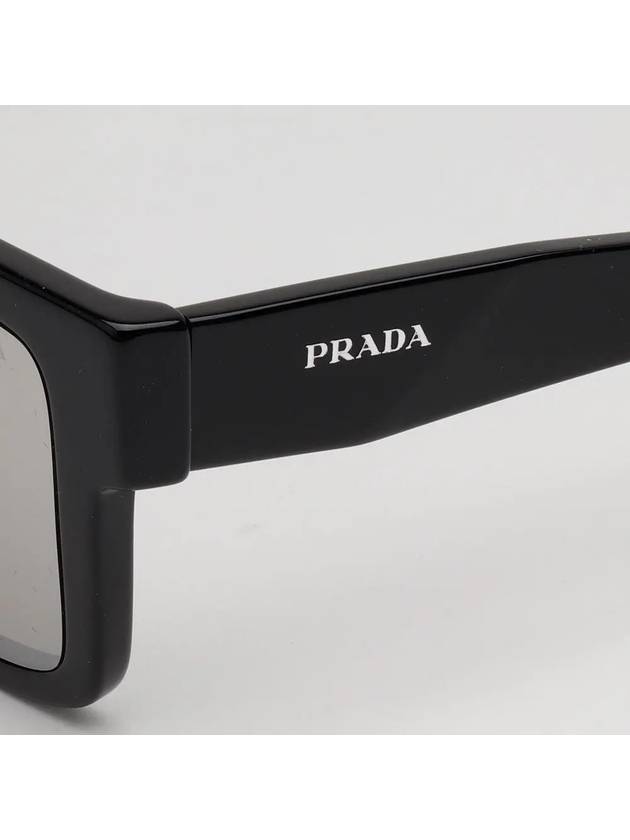 Mirror sunglasses SPR19W 1AB 2B0 square black horn rim - PRADA - BALAAN 5