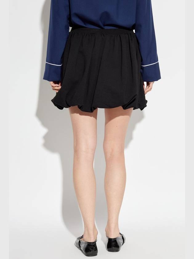 Marni Cotton Skirt, Women's, Black - MARNI - BALAAN 4