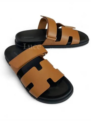 Men's Chypre Sandals Slippers H222299Z - HERMES - BALAAN 1