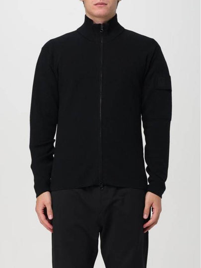 Extra Fine Zipper Cardigan Black - CP COMPANY - BALAAN 2