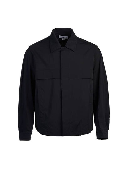 Men's Zip-Up Jacket Black - SOLID HOMME - BALAAN 2