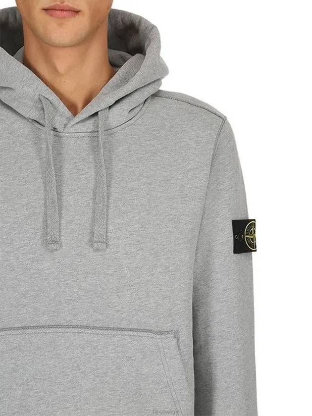 Stone Island Compass Waffen Sleeve Hooded Sweatshirt Gray 691562820 V1064 - STONE ISLAND - BALAAN 2