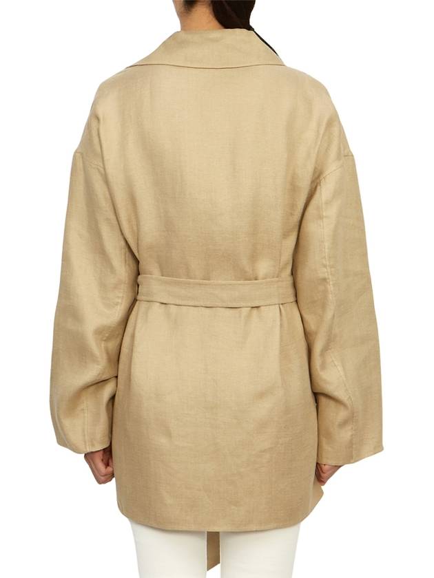 15041022650 ALPINO 001 Women s Linen Jacket - MAX MARA - BALAAN 5