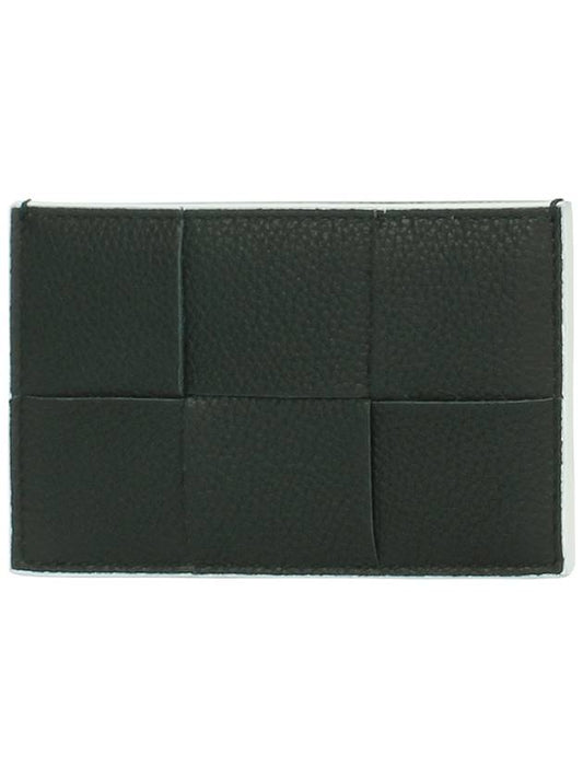 Intrecciato Leather Card Wallet Inkwell - BOTTEGA VENETA - BALAAN 1