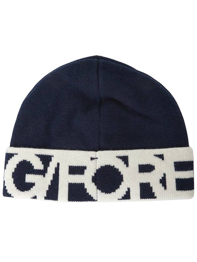 Logo Cashmere Wool Beanie Navy - G/FORE - BALAAN 3