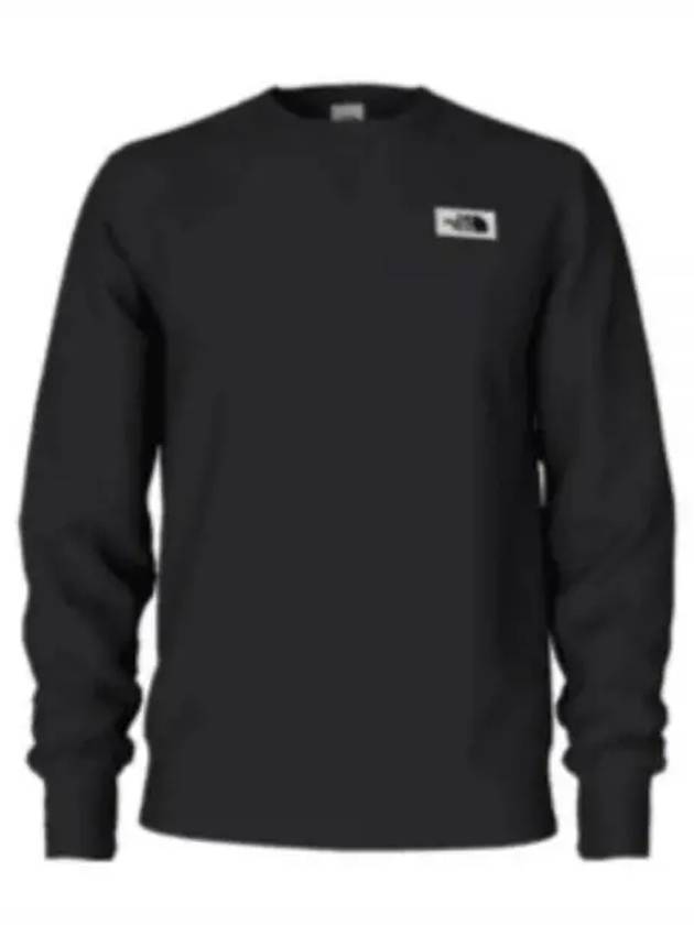 Men's Heritage Patch Crew Long Sleeve T-Shirt Black - THE NORTH FACE - BALAAN 2