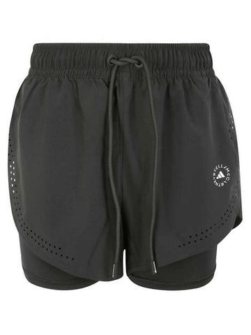 by Stella McCartney short pants IB6824 BLACK - ADIDAS - BALAAN 1