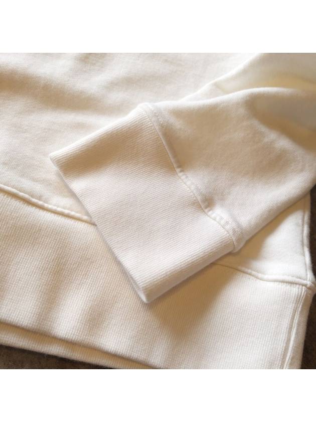 Tricolor Fox Patch Clean Sweatshirt Ecru - MAISON KITSUNE - BALAAN.