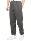 Couture Label Cotton Wool Track Pants Grey - DIOR - BALAAN 6