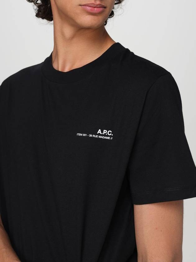 T-shirt A.P.C. in cotone con logo - A.P.C. - BALAAN 3