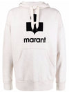 Miley Flock Logo Hoodie Beige - ISABEL MARANT - BALAAN 2