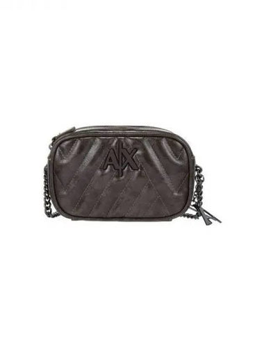 Women s Chevron Quilted Panel Camera Bag Taupe 271255 - ARMANI EXCHANGE - BALAAN 1