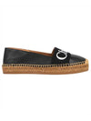 Women's Flats Lauren Woody Espadrilles Black - CHLOE - BALAAN.