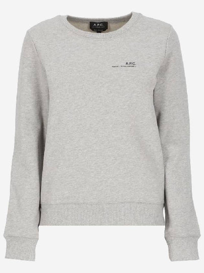 Women's Item F Sweatshirt Grey - A.P.C. - BALAAN 2